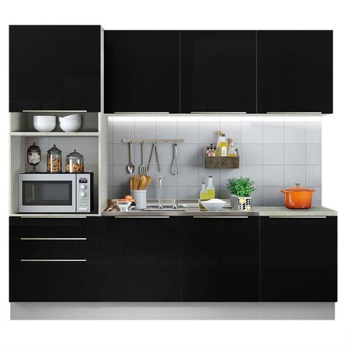 Cocina Integral Completa Modular Madesa Lux 240cm BN 10