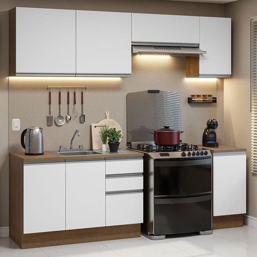 Cocina Integral Madesa Luna Con Tarja y Acessorios MB 02