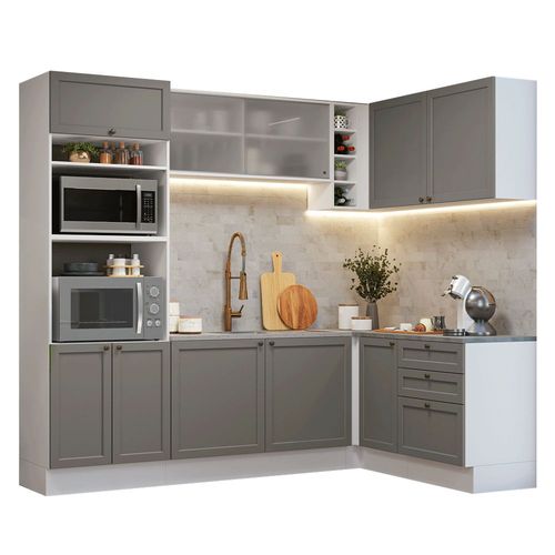 Cocina Integral Completa Modular Madesa Vik 399cm BG