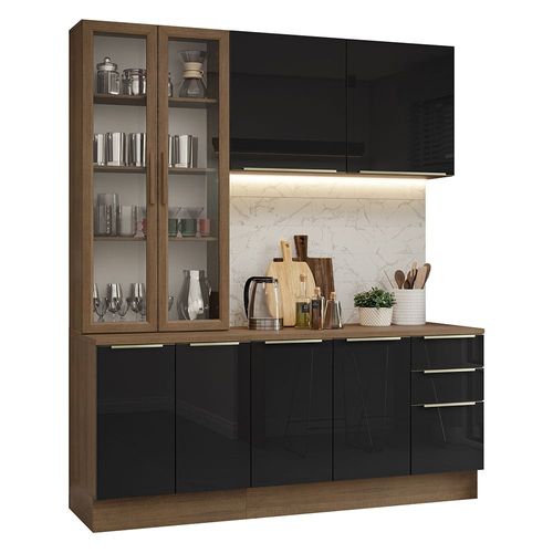 Cocina Integral Completa Armario De Vidrio Madesa Lux MN 10