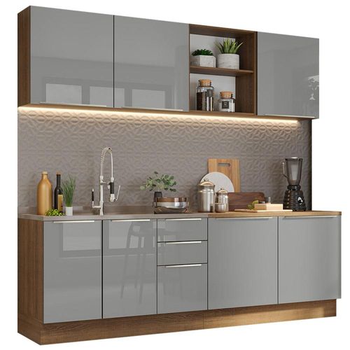 Cocina Integral Completa Modular Madesa Lux 240cm MG 10