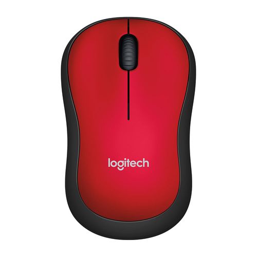 Mouse Inalámbrico Logitech M185 Rojo