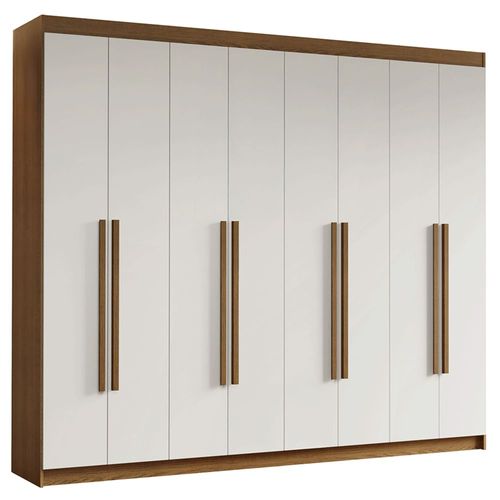 Ropero Closet Madesa Venus 8 Puertas 216cm Marrón/Blanco 1