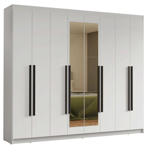 Ropero Closet Madesa Venus 8 Puertas 216cm Blanco 3