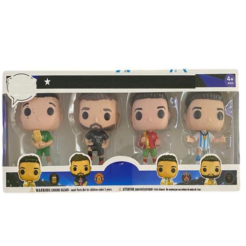 Super! Set de Figuras Cristiano and Friends Futbol Coleccionables