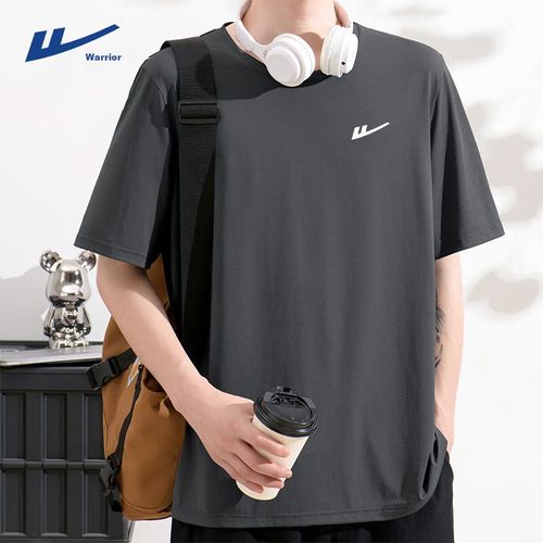 Playera Warrior Gris Para Hombre