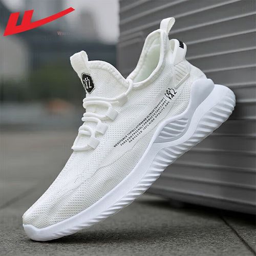 Tenis Warrior Transpirables Para Hombre Blanco