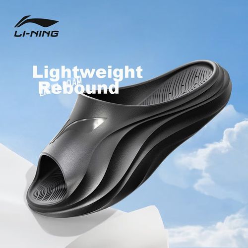 Sandalias LiNing Deportivas Eva Blanco, Negro Y Gris Unisex