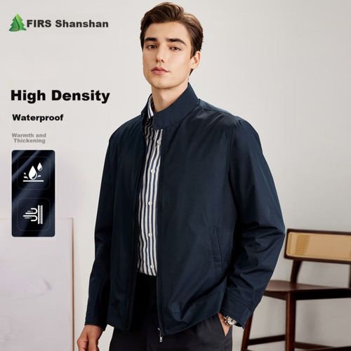 Chamarra Harrington FIRS Azul marino resistente al viento para hombre