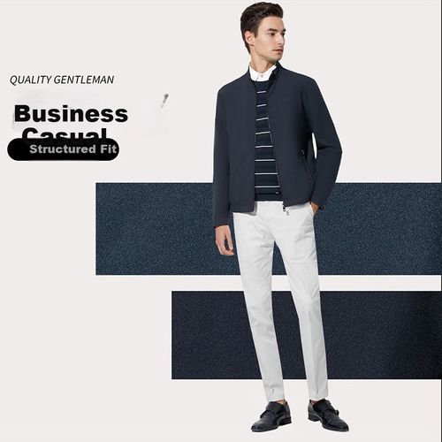 Chamarra FIRS Negra con cierre para hombre