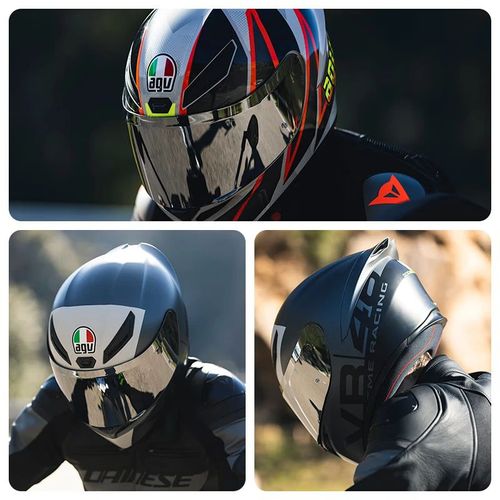 Casco para Moto Tipo Integral AGVK1S Negro Mate Visión Angular Talla L