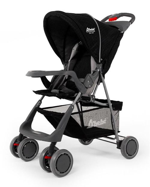 Carriola D'bebé Citi Reclinable Cubre Pies Ligera Negro