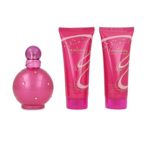 SET BRITNEY SPEARS FANTASY 3PZS 100ML EDP SPRAY/ SHOWER GEL 100ML/ CREMA CORPORAL 100ML