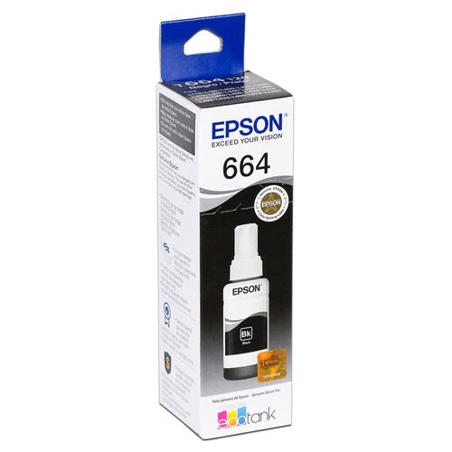 Botella de Tinta Negra Epson T664, Modelo, T664120-AL