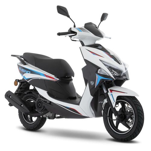 Motoneta Italika D150 Blanco con Azul