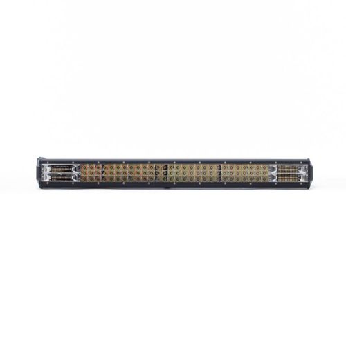 Barra LED Premium IRON LED 132 LED Luz Blanca y Ámbar Auxiliar 396W Luz Fija y Estrobo 12V/24V Universal Moto, Auto, Camioneta, Camión, Off Road, 4x4