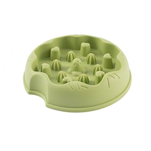 Plato de Alimentación Lenta con 4 Niveles Giratorios para Perros