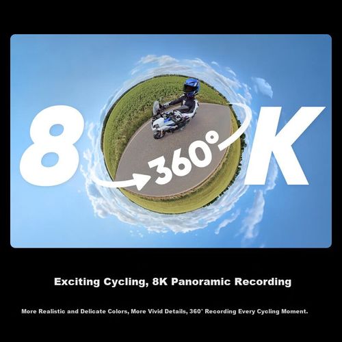 Cámara de acción Insta360 X5 8K Estabilización Resistente al agua