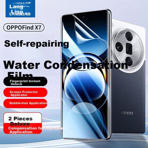 Protector de Pantalla LANGLING Find X7 Hidrogel Transparente