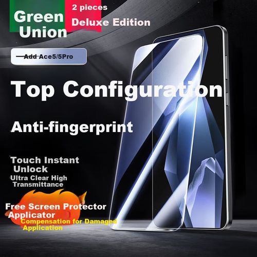 Protector de Pantalla Vidrio Templado UGREEN para OnePlus Ace5 Pro y Ace5 Blanco 2 piezas