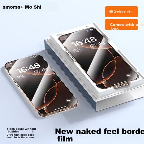 Protector de Pantalla Vidrio Templado Smorss iPhone 16 Pro Max 2 piezas