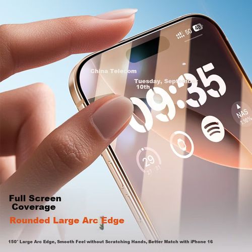 Protector Vidrio Templado Langke iPhone 16 Pro Max Transparente