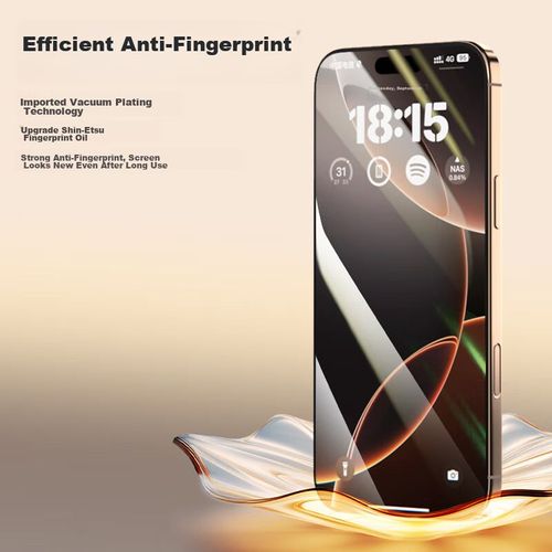 Protector de Pantalla Langke iPhone 16 Pro Max Vidrio Templado Transparente