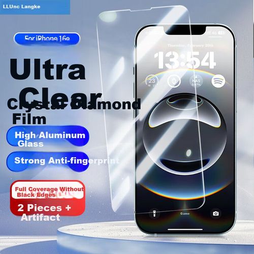Protector de Pantalla Vidrio Templado Langke iPhone 16e Transparente