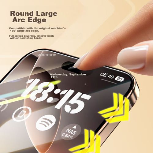 Protector de Pantalla Vidrio Templado Langke iPhone 16 Pro Transparente