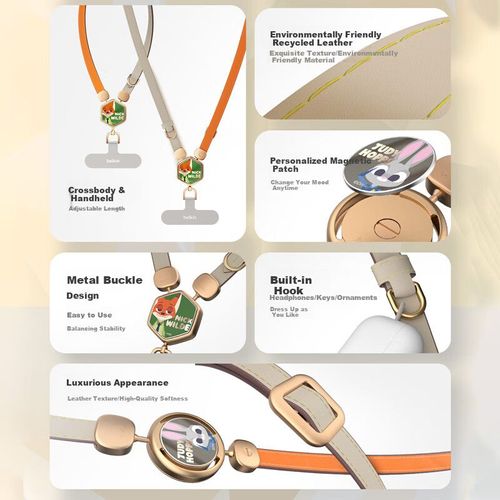 Correa para celular Belkin 2 en 1 Cuero Reciclado Negra