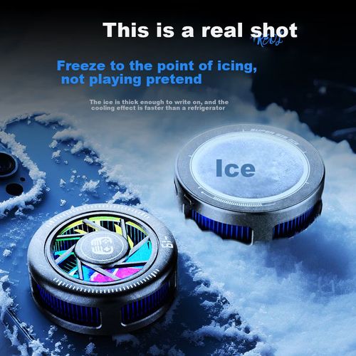 Base de Enfriamiento WITGOER Ventilador AI Ice 58mm PC y aleación aluminio