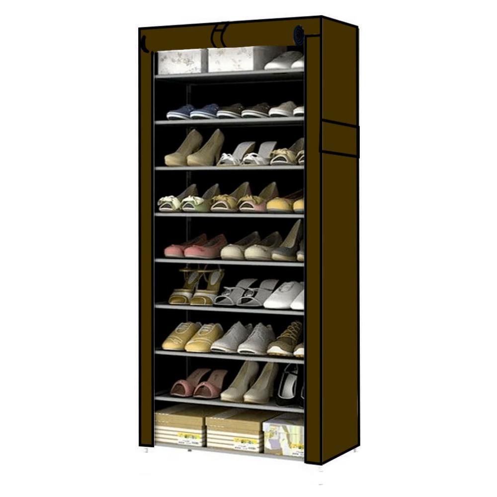 Zapatera Con Closet Organizador De Zapatos Para 36 Pares Y Compartimientos  De Ropa Rack And Pack Rosa