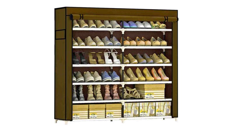 Organizador De Zapatos Rack & Pack Color Café 6 Niveles