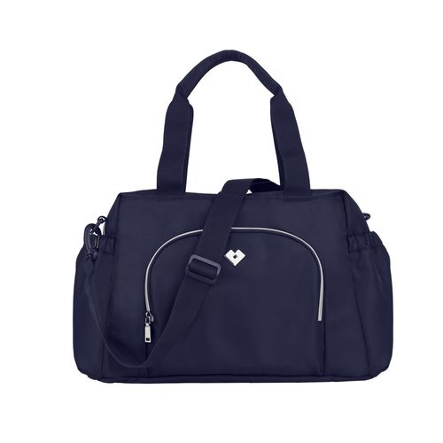 Pañalera luckyly múlticompartimentos repelente térmica cambiador alena azul