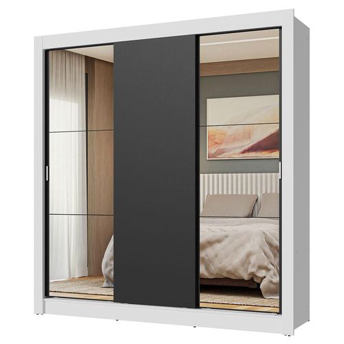 Ropero Closet Madesa Nobre 3 Puertas 2 Espejos BN 2