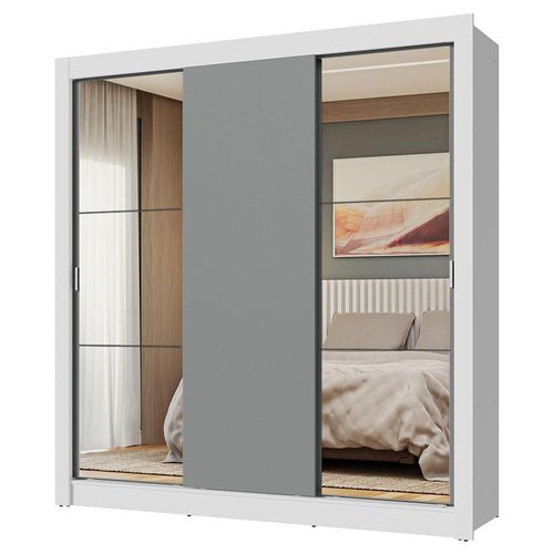 Ropero Closet Madesa Nobre 3 Puertas 2 Espejos BG 1