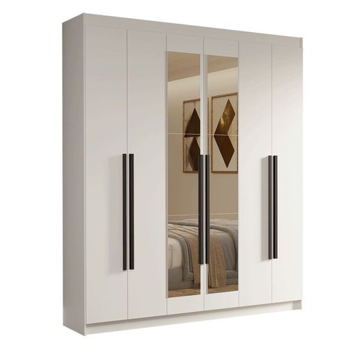 Ropero Closet Madesa Venus 6 Puertas 2 Espejos 180cm BB 06