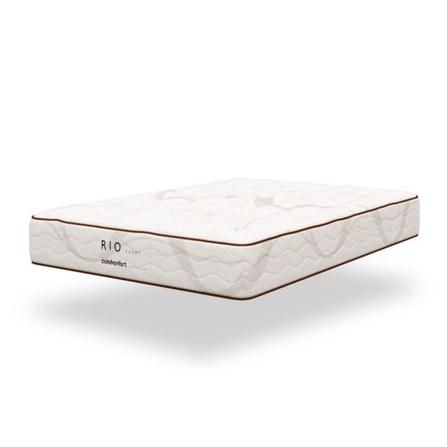 Colchón Colchonfort Rio Blanco Queen Size Confort con Mix de Espumas 16 cm