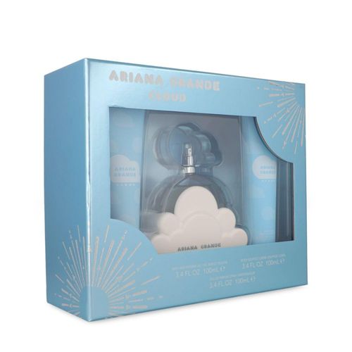 SET ARIANA GRANDE CLOUD 3PZS 100ML EDP SPRAY/ SHOWER GEL 100ML/ BODY SOUFFLE 100ML