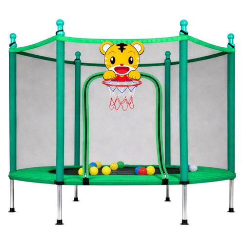 Trampolin Brincolin Little Monkey 55 Tumbling Infantil Canasta Base Reforzada Multijuego para Ninos Uso Interior Exterior Seguro Resistente Divertido