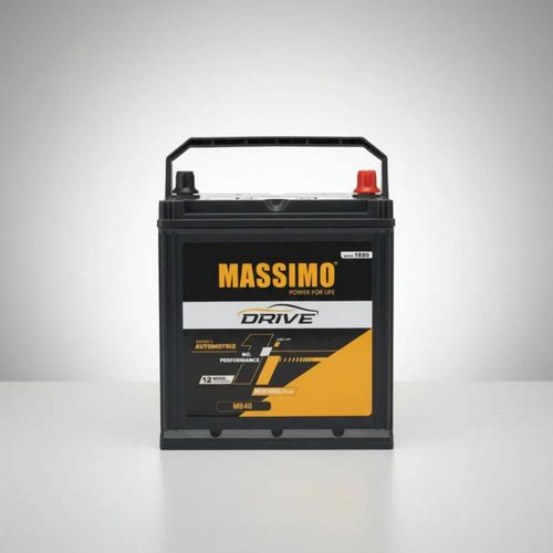 Batería Massimo MB40 12V 35Ah para Motocarro India Lado Derecho