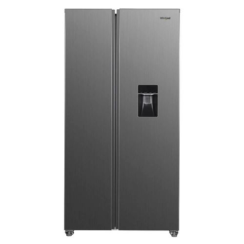 Refrigerador Xpert Inverter Side by Side con dispensador de agua Gris
