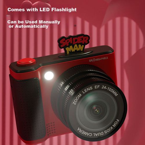 Cámara Digital Disney S6 48MP Zoom 8x pantalla giratoria