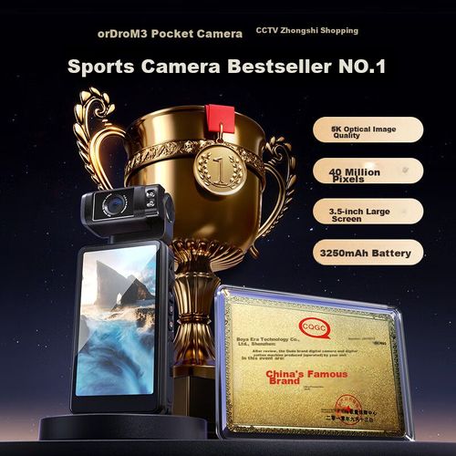 Cámara de Acción ORDRO M3 5K estabilizador pantalla 3.5"