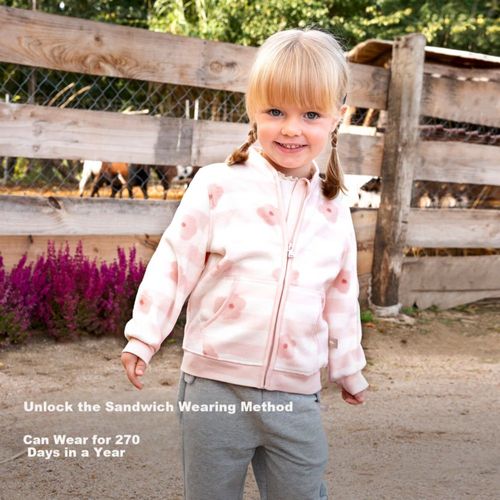 Chamarra DAVE & BELLA para niña de forro polar