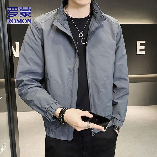 Chamarra ROMON Gris oscuro para hombre