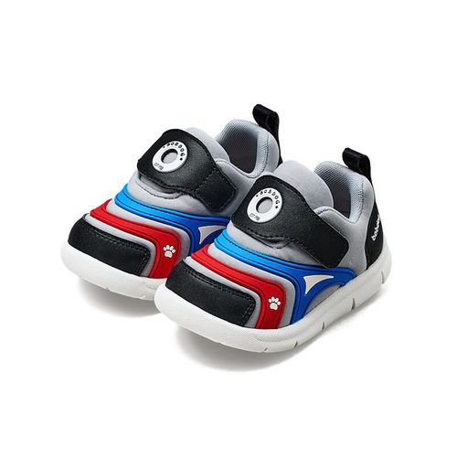 Tenis Bobdog Primeros Pasos Gris Oscuro Negro Para Bebé