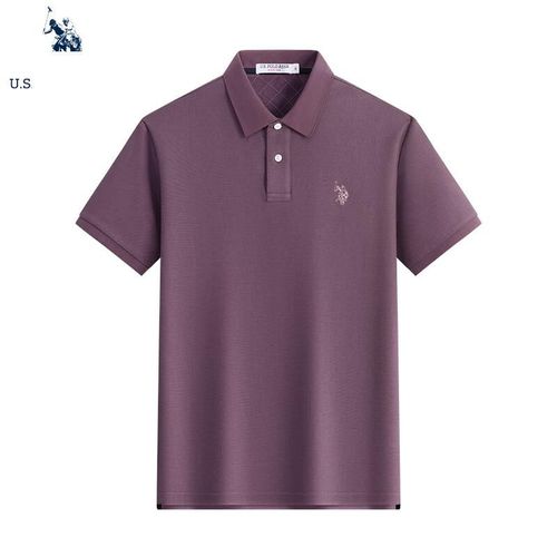 Playera Polo U.S. Polo Assn Morado Para Hombre