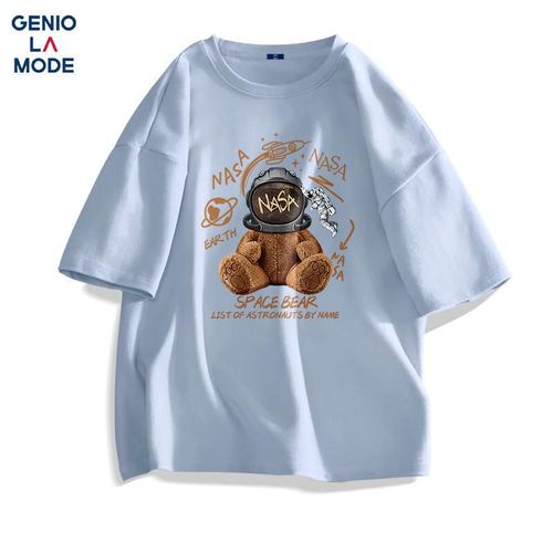 Playera Geniolamode Azul Para Hombre