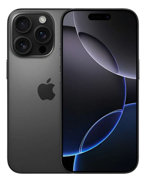 iPhone 16 Pro 128GB Titanio Negro - Grado A Excelente. Chip A18 Pro, Control de Cámara, Pantalla 6.3" y USB-C. Máxima potencia y estado impecable.